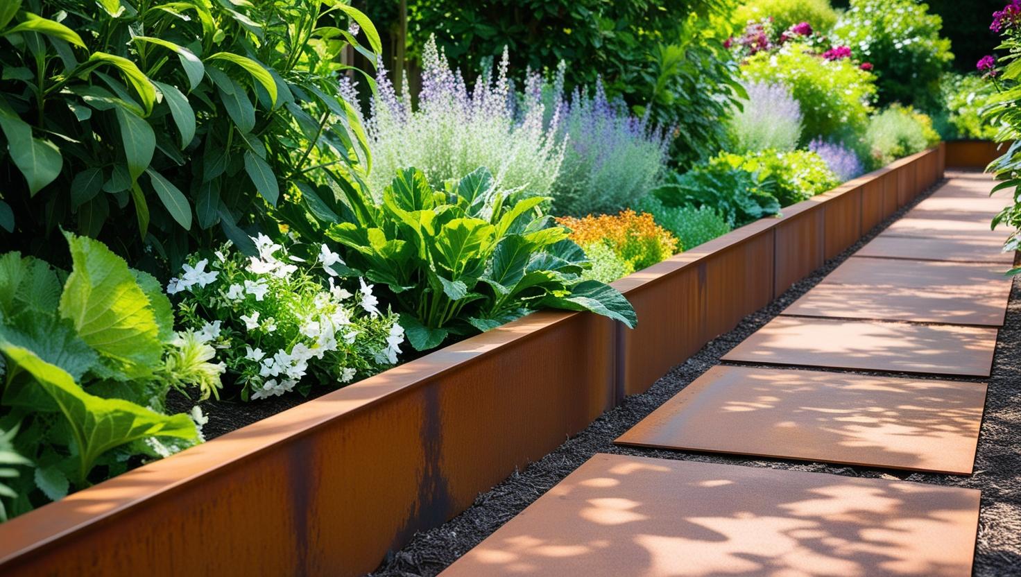 Arkus Industries - Corten Steel Garden Edging 2